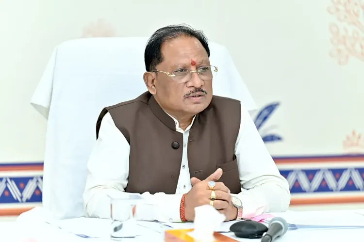 CM Sai Reviews Chhattisgarh's 1076 Helpline in Nava Raipur