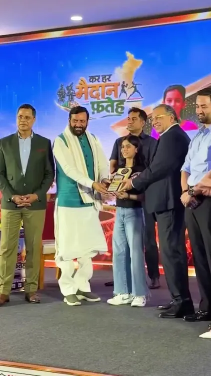 CM Saini Celebrates Arshia Goswami, Haryana's Youngest Deadlifter