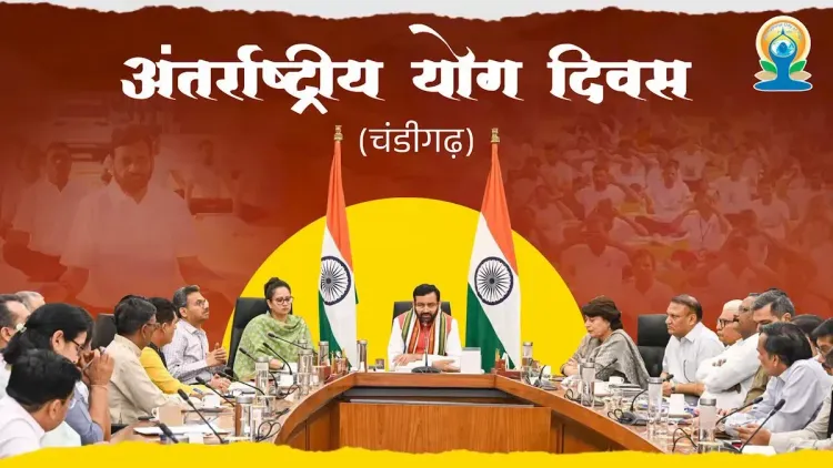CM Saini chairs yoga day prep meet, eyes grand Panchkula event