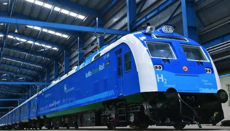 CM Saini Flags Haryana as Base for India's First Hydrogen Train
