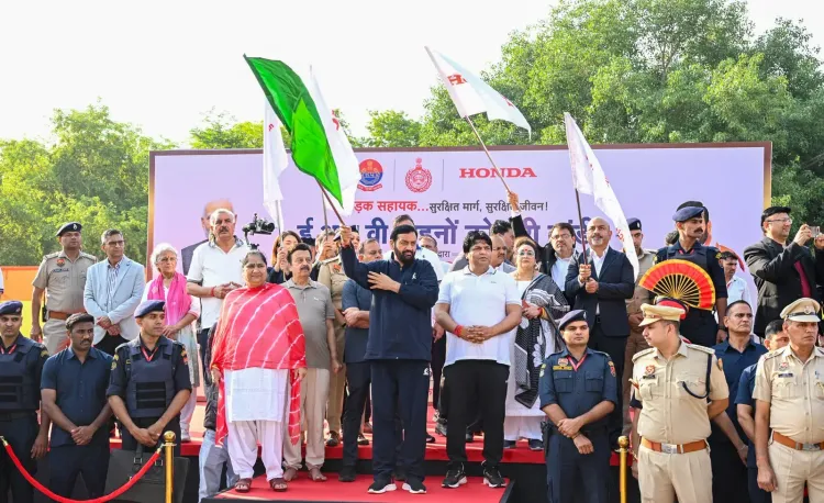 CM Saini flags off 312 Haryana Police ERVs in Gurugram