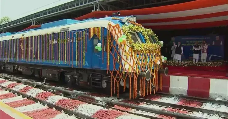 CM Saini Hails Launch of India's First Hydrogen Train by PM Modi