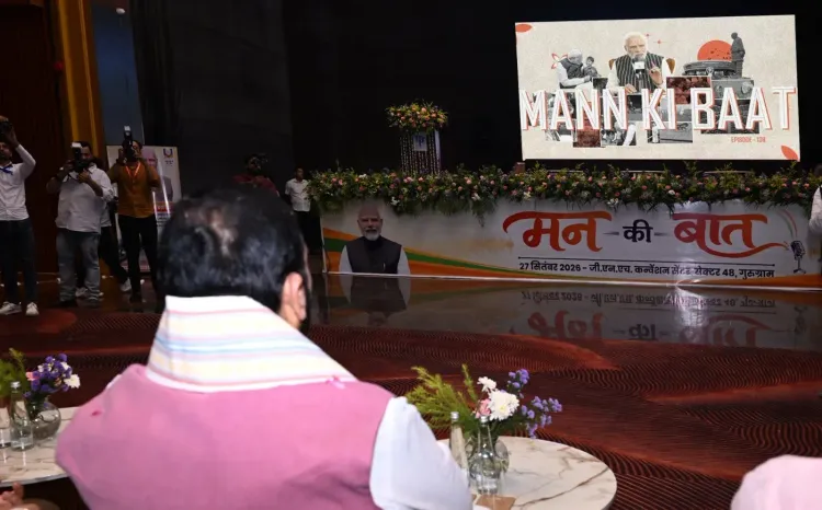 CM Saini Hails Modi's Mann Ki Baat on Heritage, Security
