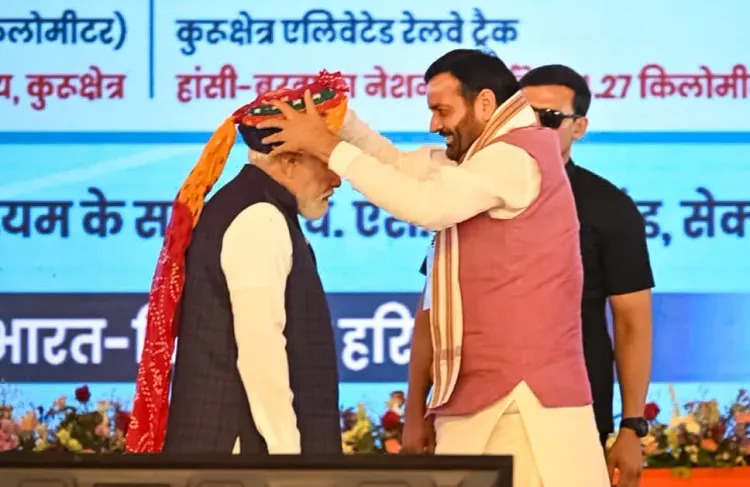 CM Saini Hails PM Modi's ₹14,700 Cr Project Launch in Jind