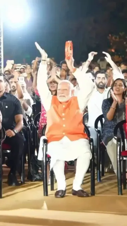 CM Saini Hails PM Modi's Delhi Bhajan Clubbing Participation