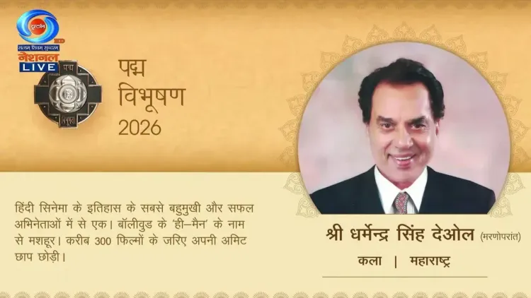 CM Saini Hails Posthumous Padma Vibhushan for Dharmendra