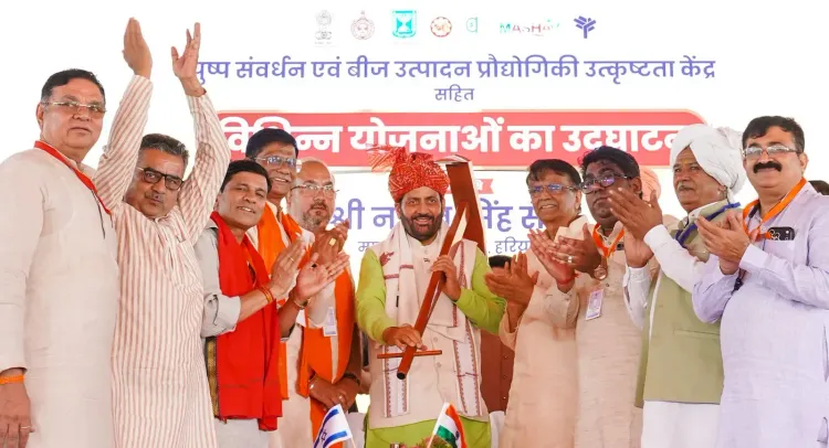 CM Saini Inaugurates ₹75 Cr Horticulture Projects in Jhajjar