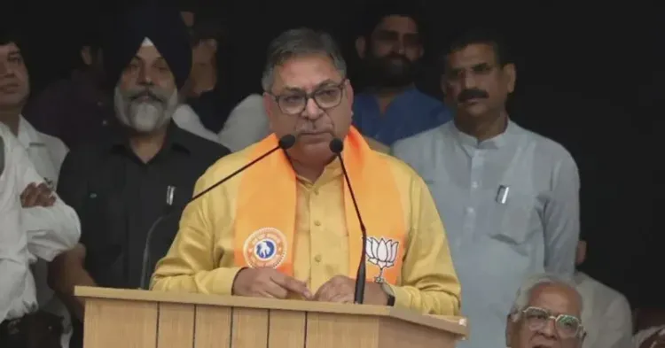 CM Saini livestreams Haryana BJP chief's charge ceremony in Panchkula
