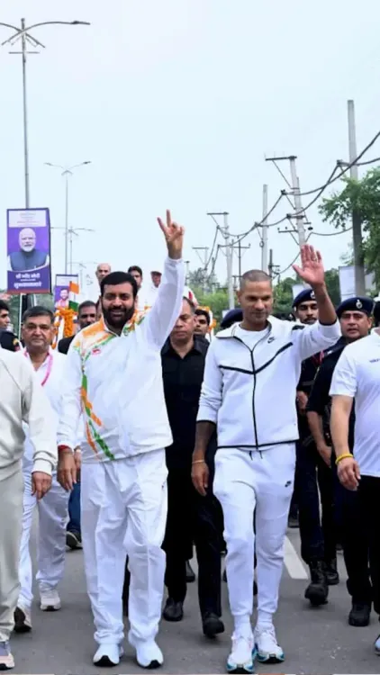 CM Saini rallies Haryana youth at Namo Marathon anti-drug drive