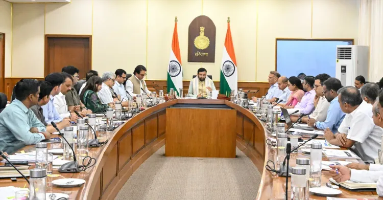 CM Saini Reviews Haryana Vision 2047 Roadmap in Chandigarh