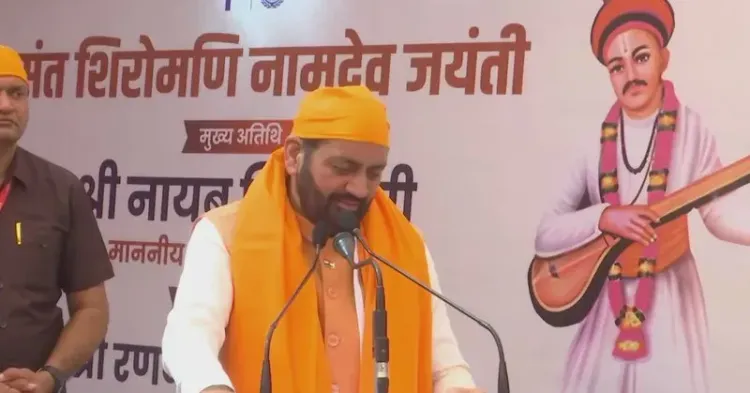 CM Saini shares live stream of Sant Namdev's 756th Jayanti in Chandigarh