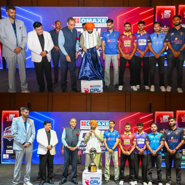 CM Saini Unveils CPL Trophy at T20 Chandigarh Premier League 2026