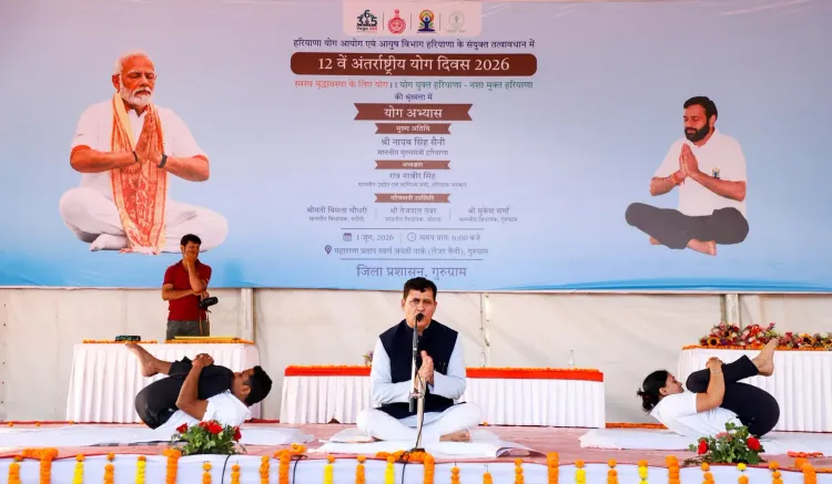 CM Saini Urges Haryana to Join Yoga Campaign for Healthier Society