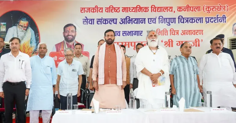 CM Saini visits Seva Sankalp Abhiyan art show in Kurukshetra
