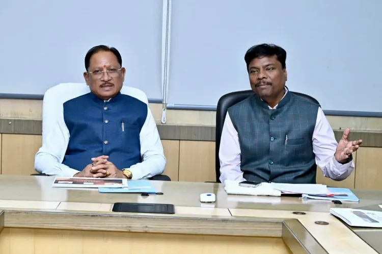 CM Sai's Office Holds Transport Dept Review at Mahanadi Bhawan