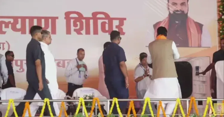 CM Samrat Choudhary at Jan Kalyan Shivir in Patna Village