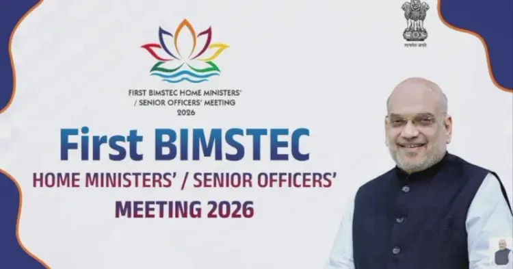 CM Samrat Choudhary Flags Amit Shah at First BIMSTEC Home Ministers Meet