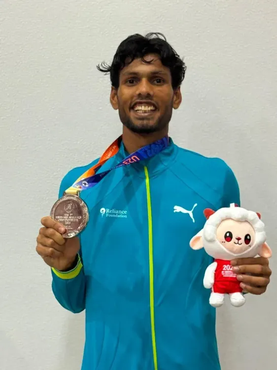 CM Samrat Choudhary hails Bihar's Setu Mishra for Asian U-23 double medal