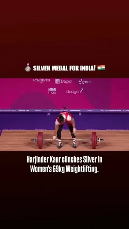 CM Samrat Choudhary hails Harjinder Kaur's CWG 2026 silver