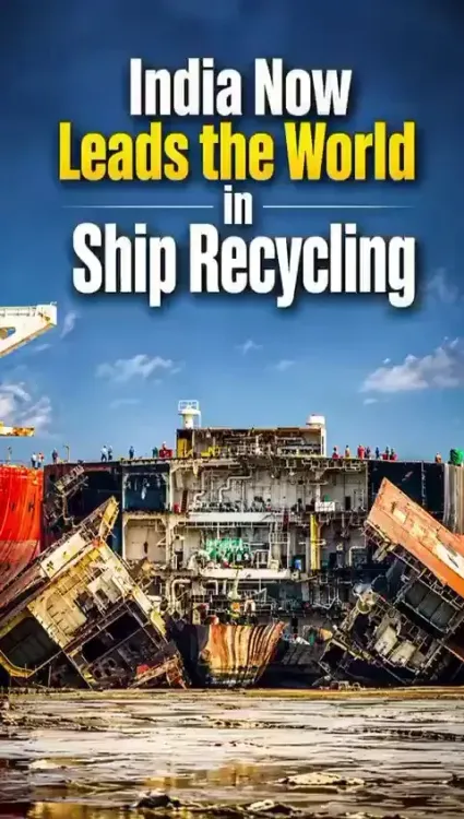 CM Samrat Choudhary Hails India's 35.4% Global Ship Recycling Share