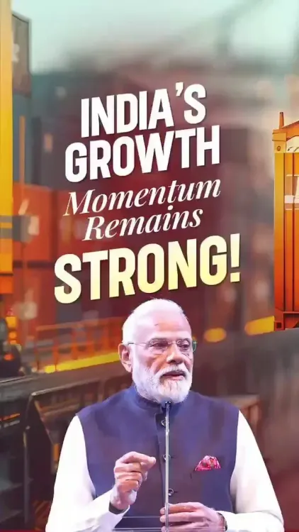 CM Samrat Choudhary Hails India's 7.7% GDP Growth in FY26