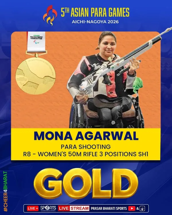 CM Samrat Choudhary Hails India's Gold Wins at Asian Para Games 2026