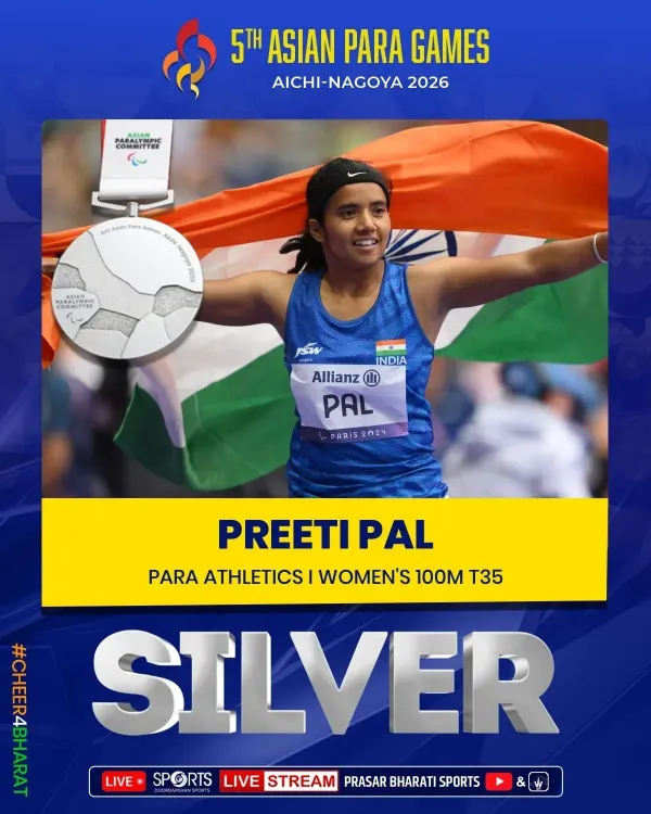 CM Samrat Choudhary hails India's twin silvers at Asian Para Games 2026
