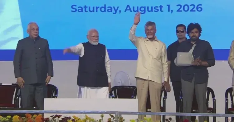 CM Samrat Choudhary Hails Modi's Andhra Airport Launch