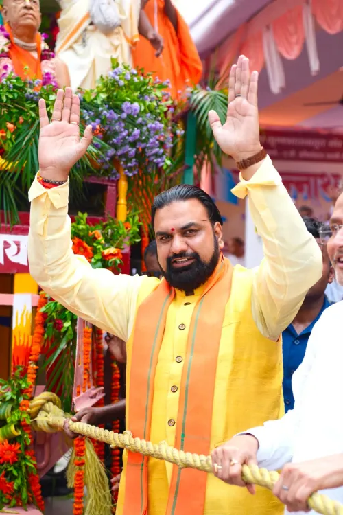 CM Samrat Choudhary Inaugurates ISKCON Rath Yatra in Patna