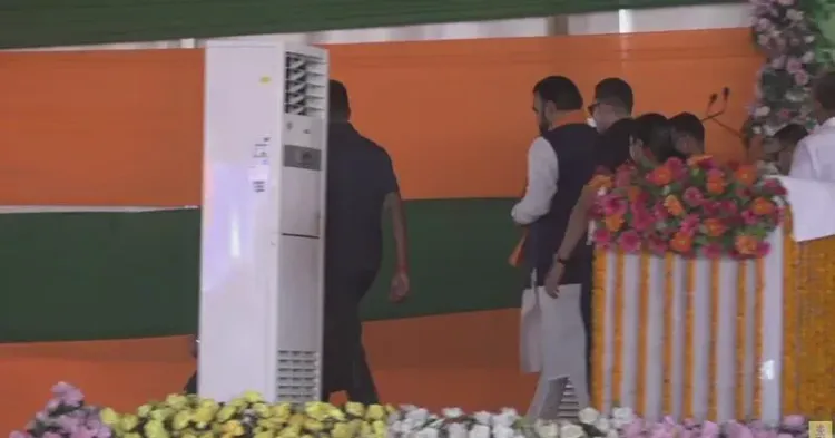 CM Samrat Choudhary Inspects Sahyog Shivir Stalls in Sheikhpura