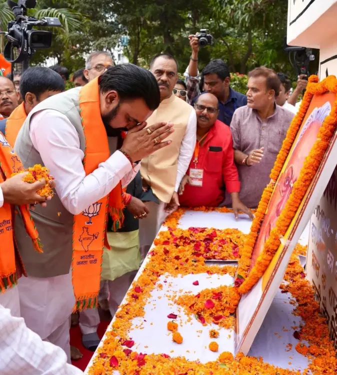 CM Samrat Choudhary Leads 'Loktantra Bachao' March in Patna