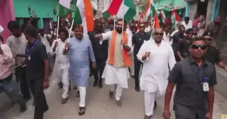 CM Samrat Choudhary leads Tiranga Yatra from Munger on Independence Day eve
