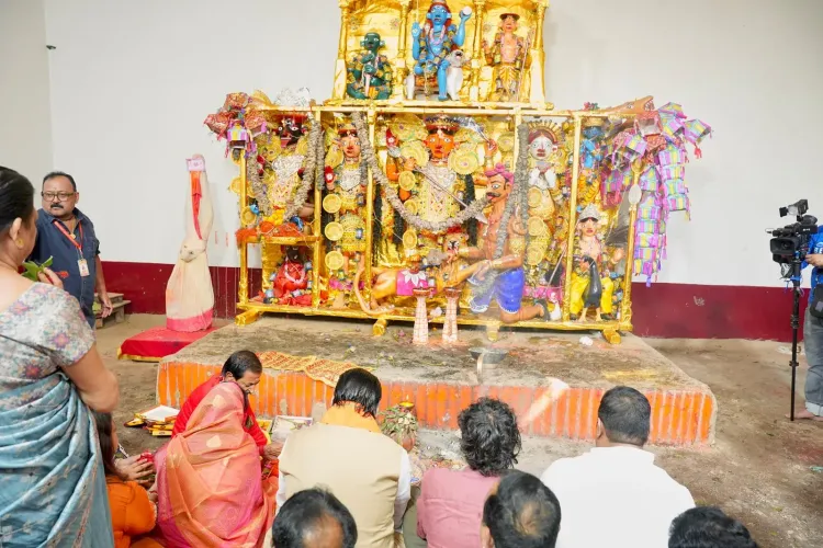 CM Samrat Choudhary Offers Prayers at Three Durga Temples in Banka