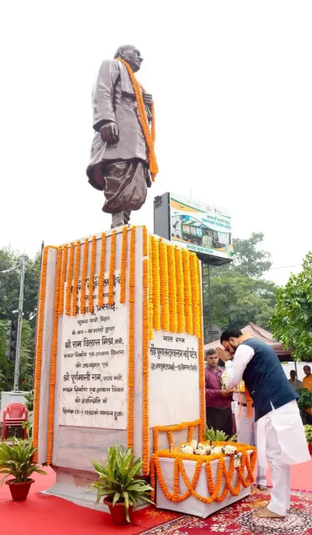 CM Samrat Choudhary pays tribute to Sardar Patel on Jayanti