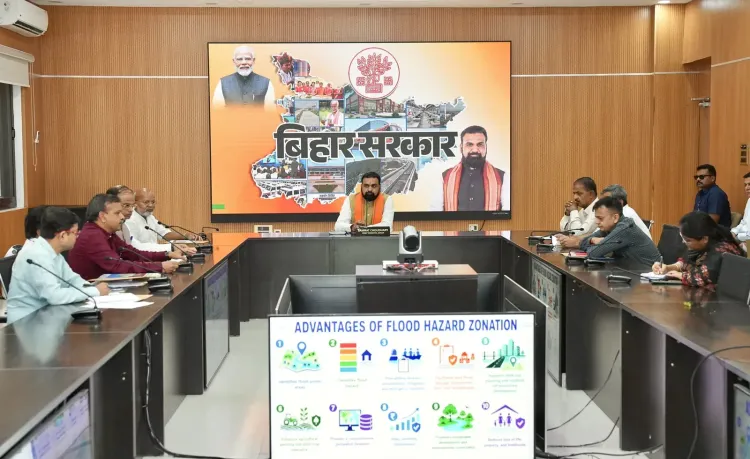 CM Samrat Choudhary Reviews Bihar Flood Hazard Atlas 2026