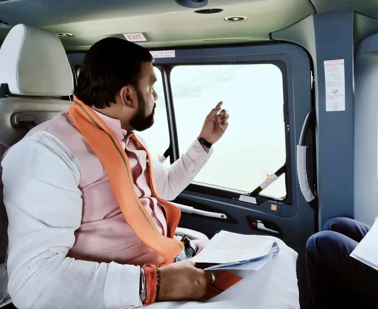 CM Samrat Choudhary Reviews Sindhwarini Reservoir Project