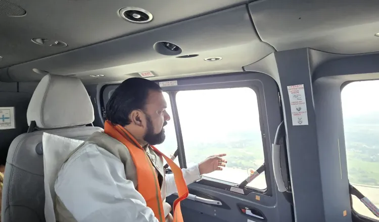 CM Samrat Choudhary surveys Champaran floods from air