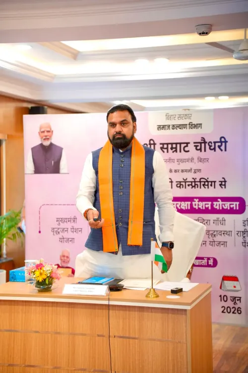 CM Samrat Choudhary transfers ₹1,100 pension via DBT to Bihar beneficiaries
