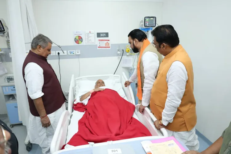 CM Samrat Choudhary visits MLC Neeraj Kumar at Patna hospital