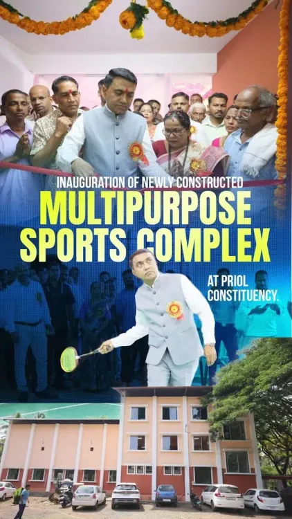 CM Sawant Backs Sports Complex at Verem-Vaghurme for Goa Youth