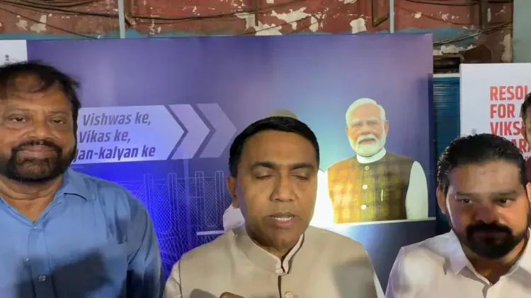 CM Sawant Briefs Media on 12 Years of Modi Govt Schemes at Goa Bus Stands
