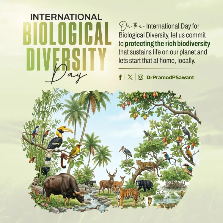 CM Sawant Calls for Local Conservation Action on Biodiversity Day