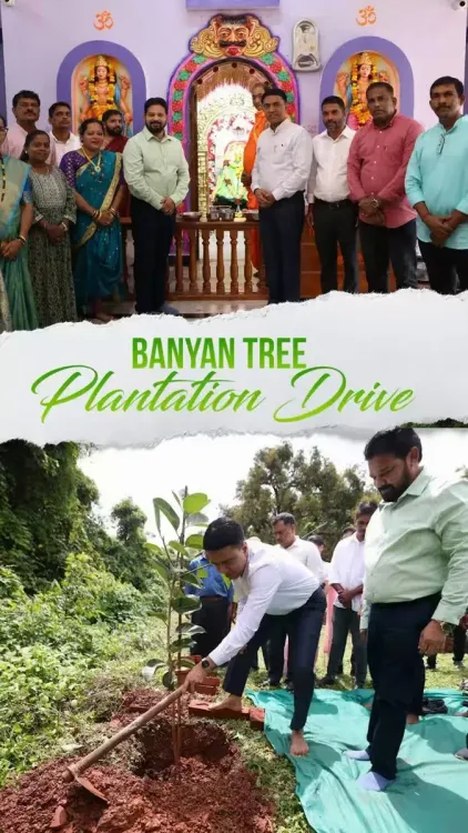 CM Sawant Champions Banyan Tree Drive Under Ek Ped Maa Ke Naam