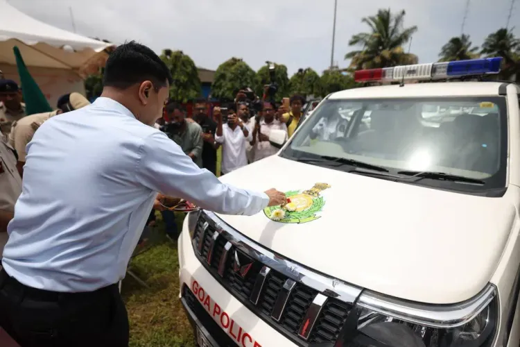 CM Sawant Flags Off 46 Police Vehicles, Hands PSI Appointments