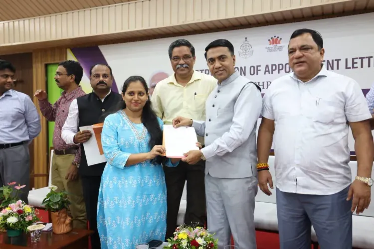 CM Sawant Hands Over Appointment Letters at Mega Job Fair 2026