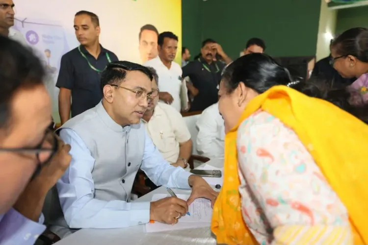 CM Sawant Holds Sarkar Tumchya Dari Outreach at Quepem