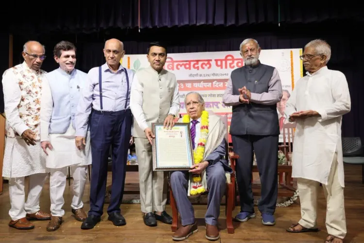 CM Sawant Honours Neurosurgeon Dr. Ramani at Bilwadal's 13th Anniversary