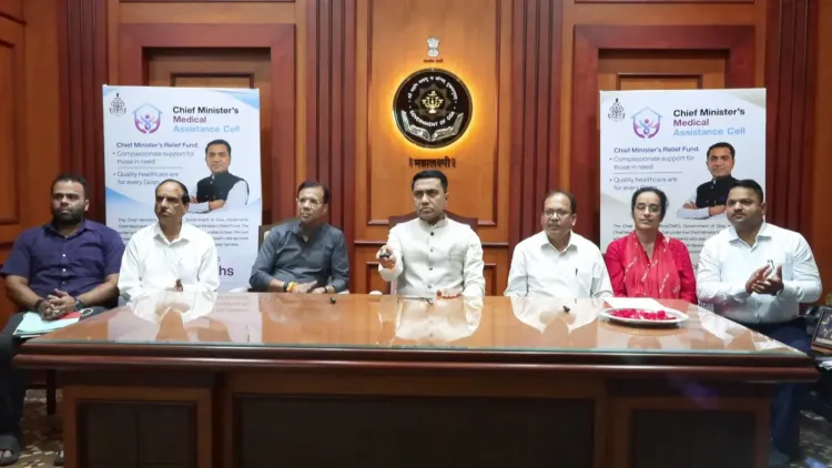 CM Sawant Launches Medical Assistance Cell for Goan Families