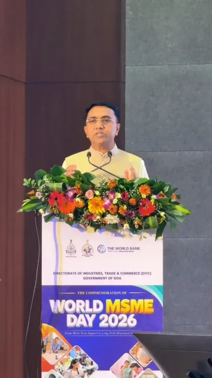 CM Sawant Launches Unified Digital Portal for Goa MSMEs