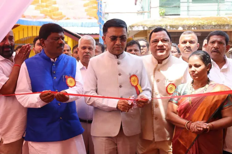 CM Sawant Lays Foundation Stone for Sancordem Panchayat Rebuild